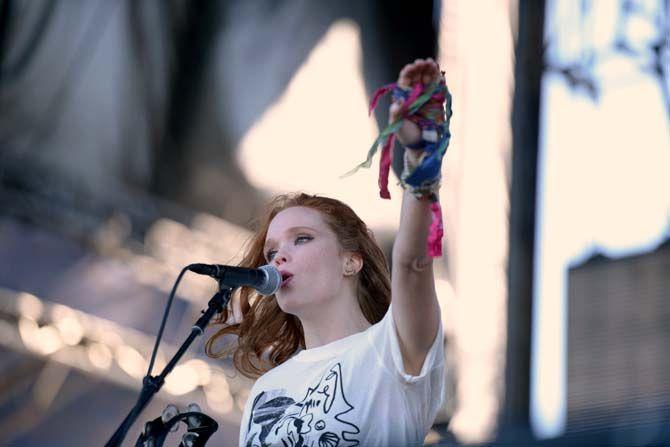 Nora Patterson of Royal Teeth performs at Voodoo Music Experience on Friday, October 31, 2014 in New Orleans.