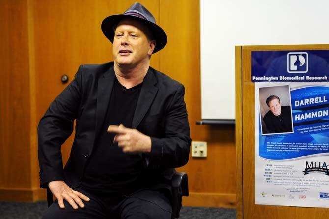 Darrell Hammond gave a lecture "Tales of Stand-up, Saturday Night Live, and other mind-altering Mayhem" in celebration of the Mental Health Association's 60th anniversary Tuesday, Nov. 4 at the Pennington Biomedical Research Center in Baton Rouge.