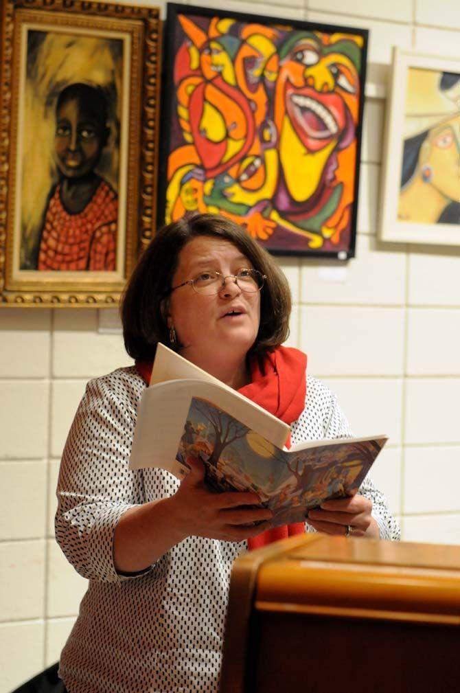 Member of the Baton Rouge Carolers sings during rehearsal Monday, Nov. 24 at Theatre Baton Rouge.