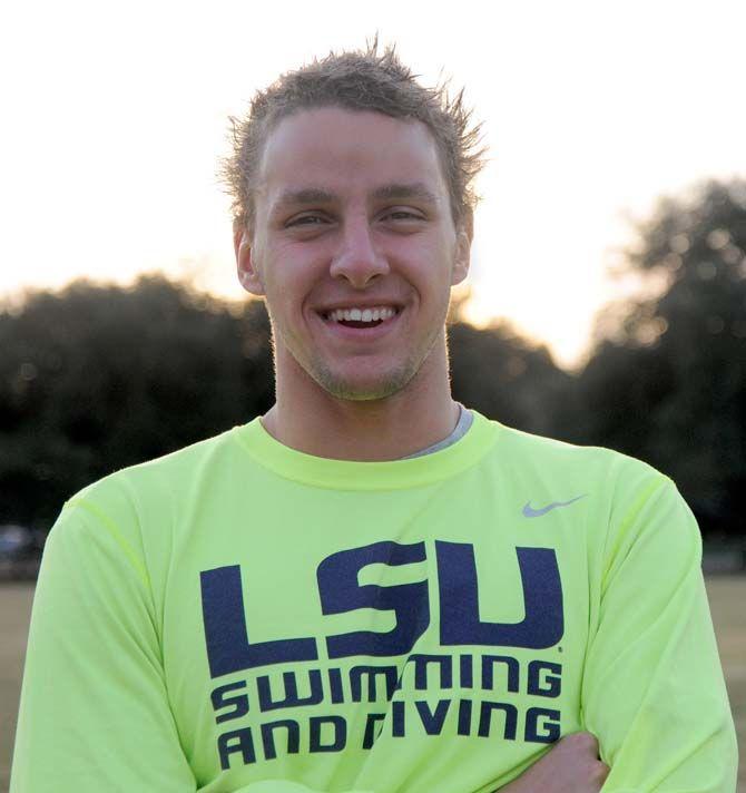 LSU swimmer, Frank Greeff, a South African native, is finishing his senior year at LSU.
