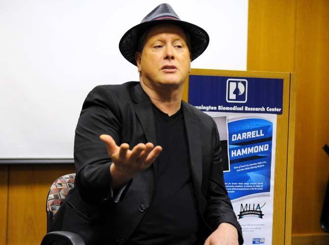 Darrell Hammond gave a lecture "Tales of Stand-up, Saturday Night Live, and other mind-altering Mayhem" in celebration of the Mental Health Association's 60th anniversary Tuesday, Nov. 4 at the Pennington Biomedical Research Center in Baton Rouge.