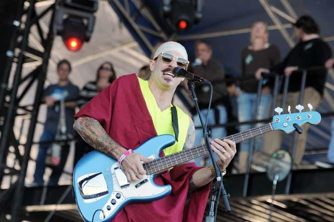 Flow Tribe performs on the main stage Ritual at VooDoo Music Festival Saturday, November 1, 2014 in New Orleans.