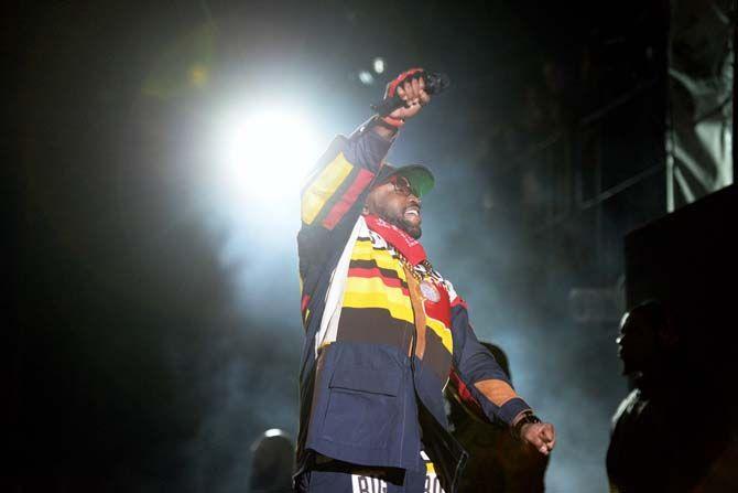 Antwan "Big Boi" Patton of OutKast performs on the main stage at VooDoo Festival in New Orleans Friday, October 31, 2014.