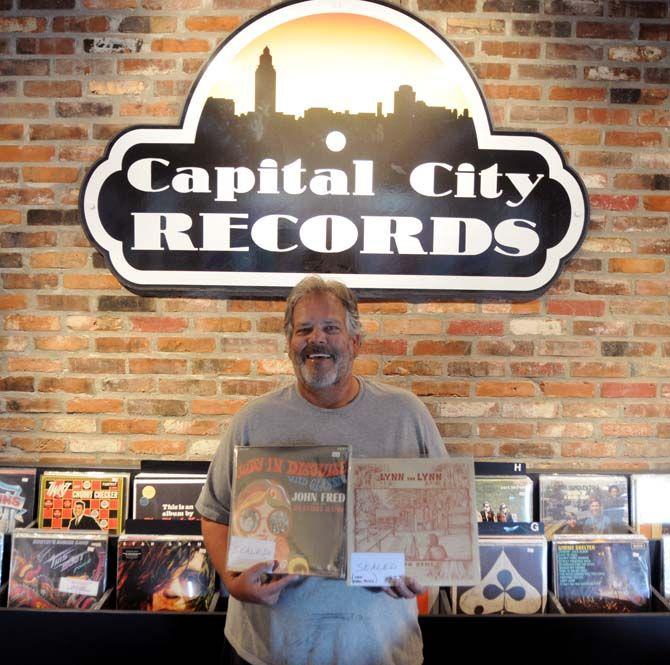 Capital City Records owner, Dana Labat, opens his doors Friday, November 7, 2014.