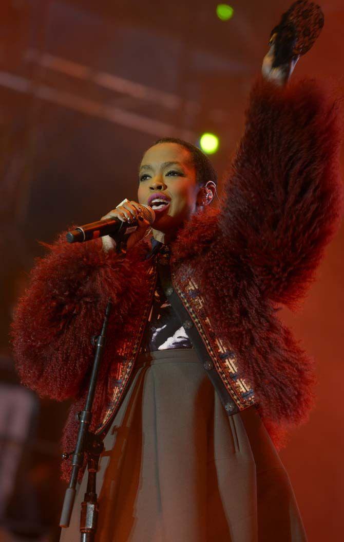 Ms. Lauryn Hill played main stage Ritual at Voodoo Fest on Saturday, November 1, after arriving 45 minutes late.