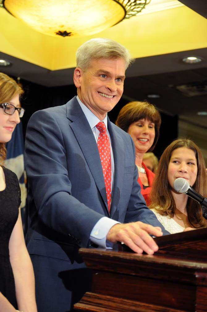 Bill Cassidy runs off with Mary Landrieu for congress in the poll results Tuesday, November 4, 2014 and hopes for a victory December 6, 2014.