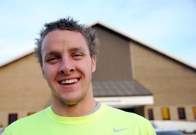 LSU swimmer, Frank Greeff, a South African native, is finishing his senior year at LSU.
