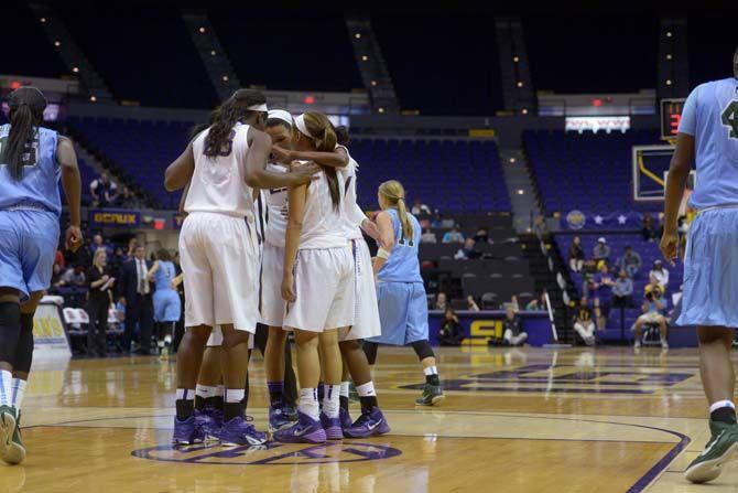 LSU Lady Tigers lose 51-45 to Tulane in the PMAC on Wednesday, November 19, 2014.