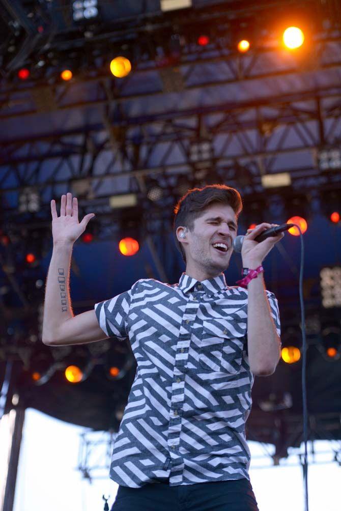 Gary Larsen of Royal Teeth performs at Voodoo Music Experience on Friday, October 31, 2014 in New Orleans.