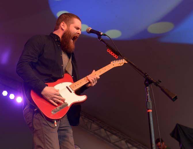 Manchester Orchestra lead singer Lead singer Andy Hull performs at Flambeau stage at Voodoo Fest on Sunday, Nov. 2, 2014 in New Orleans