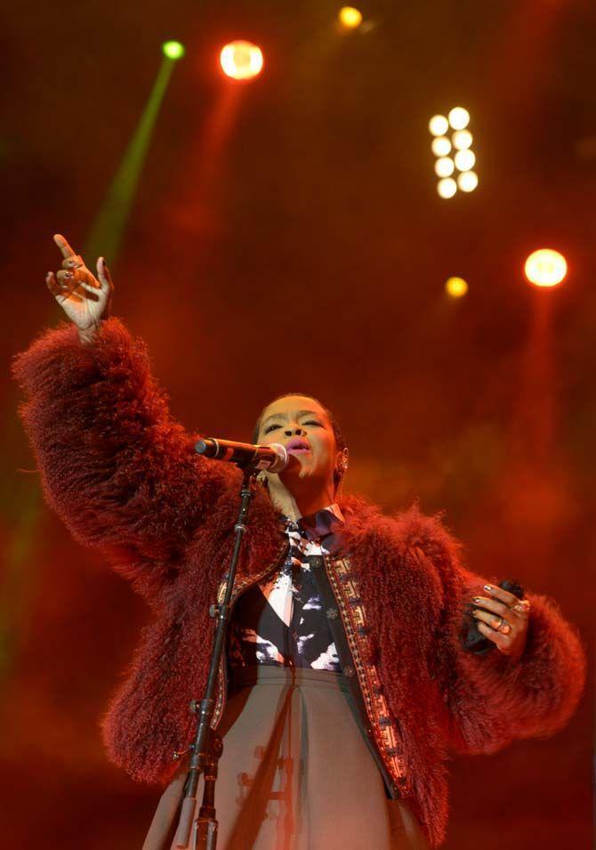 Ms. Lauryn Hill played main stage Ritual at Voodoo Fest on Saturday, November 1, after arriving 45 minutes late.