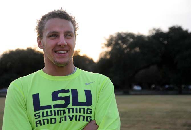 LSU swimmer, Frank Greeff, a South African native, is finishing his senior year at LSU.