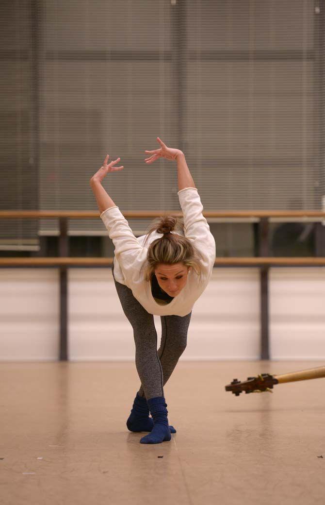 LSU student Meagan Delatte pauses to pose Tuesday, November 18, 2014 during a rehearsal for LSU Theatre&#8217;s upcoming Fall Dance Concert. The concert will be held in Reilly Theatre on November 22-23 and feature choreography by head of dance Sandra Parks.