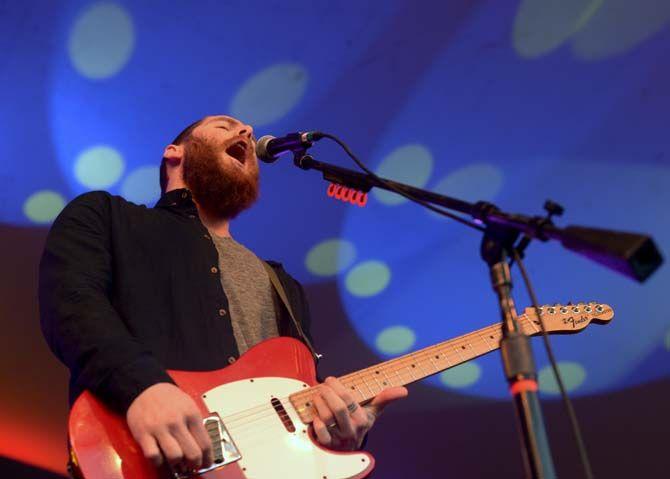 Manchester Orchestra lead singer Lead singer Andy Hull performs at Flambeau stage at Voodoo Fest on Sunday, Nov. 2, 2014 in New Orleans
