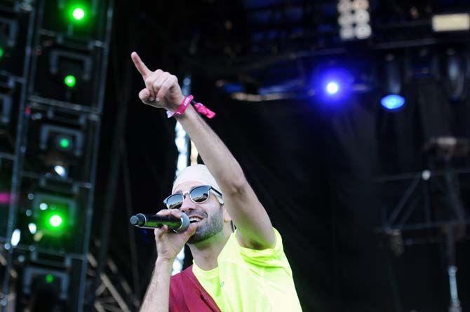 Flow Tribe performs on the main stage Ritual at VooDoo Music Festival Saturday, November 1, 2014 in New Orleans.