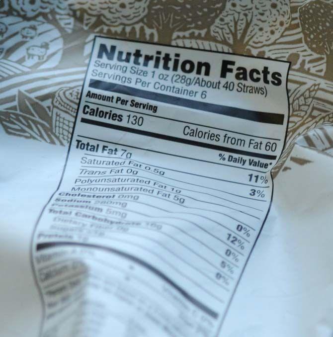 Restaurants now must include calorie count on menu items as mandated by the FDA.