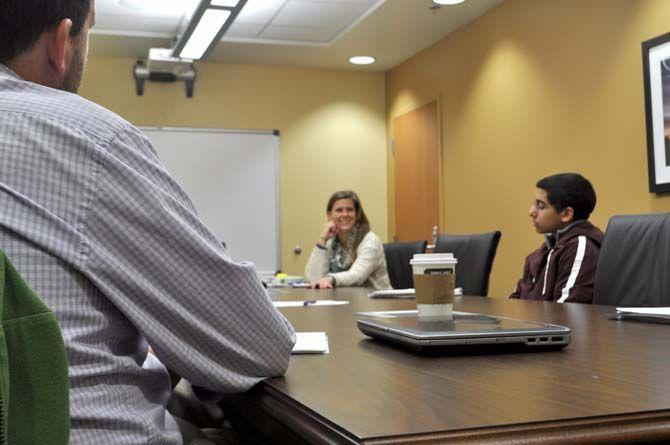 Students and community members participated in a round table discussion on hunger and homelessness in Baton Rouge at the LSU Student Union on Tuesday.