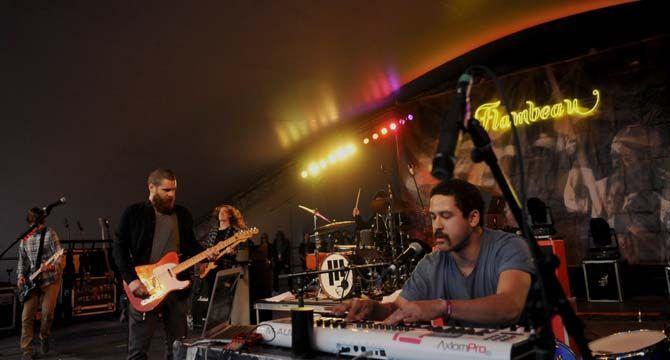 Manchester Orchestra perform at Flambeau stage Sunday, Nov. 2, 2014 during Voodoo Fest in New Orleans.
