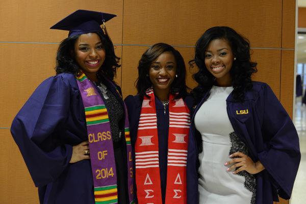 Louisiana State University fall 2014 commencement ceremony on December 19, 2014.