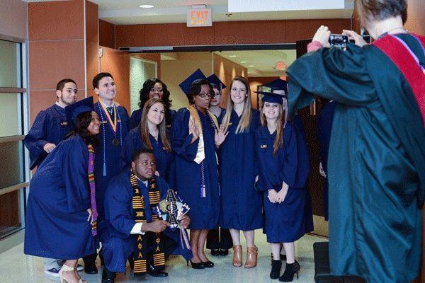 Louisiana State University fall 2014 commencement ceremony on December 19, 2014.