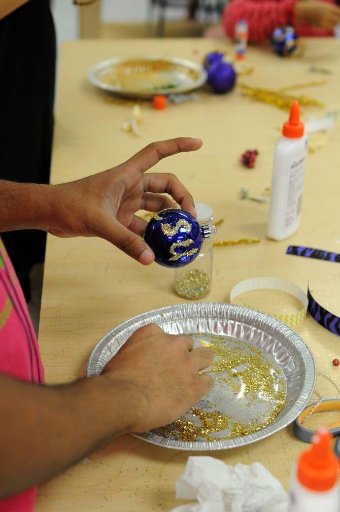 Leisure Arts studio in the Union offers a space to make holiday ornaments Friday, Dec. 5, 2014.