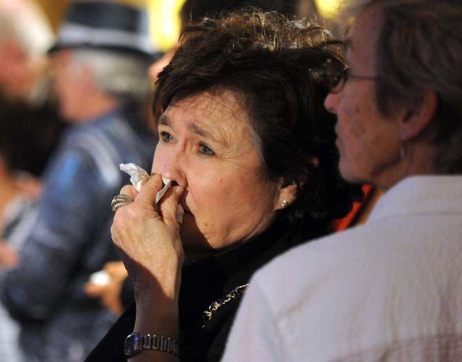 Some members of the crowd were left in tears after Sen. Mary Landrieu's concession speech Saturday, December 6, 2014 in the Waldorf Astoria Ballroom of The Roosevelt New Orleans.