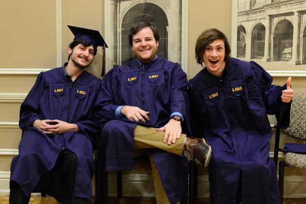 Louisiana State University fall 2014 commencement ceremony on December 19, 2014.