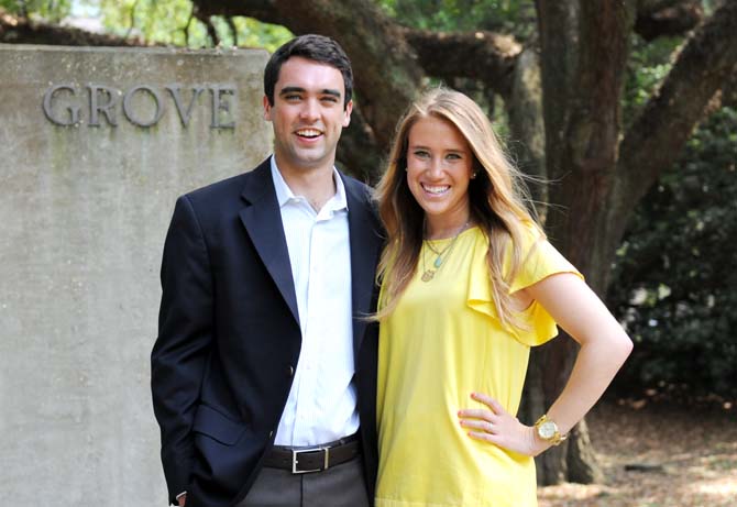 Student Government President Clay Tufts and Vice President Taylor Lambert look forward to pursuing their initiatives for the upcoming school year.