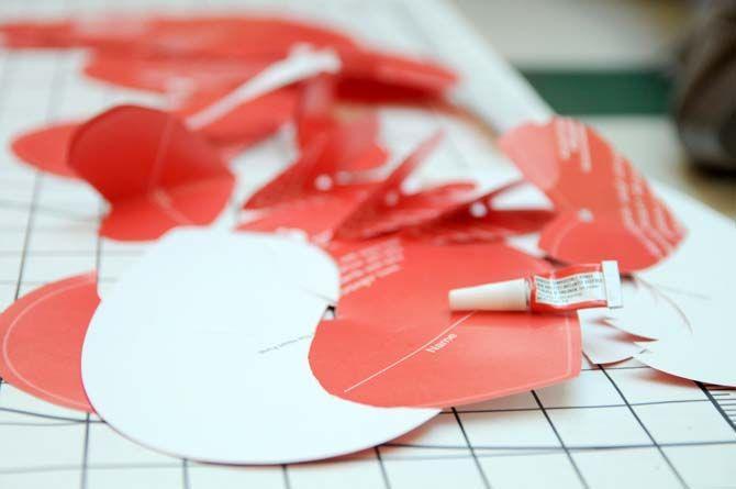 Students design paper heart dresses for heart disease awareness