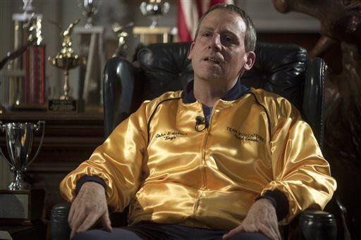 This image released by Sony Pictures Classics shows Steve Carell in a scene from "Foxcatcher," based on the non-fiction book of the same name about John du Pont, a millionaire convicted of third-degree murder in the death of Dave Schultz, an Olympic champion freestyle wrestler. (AP Photo/Sony Pictures Classics, Scott Garfield)