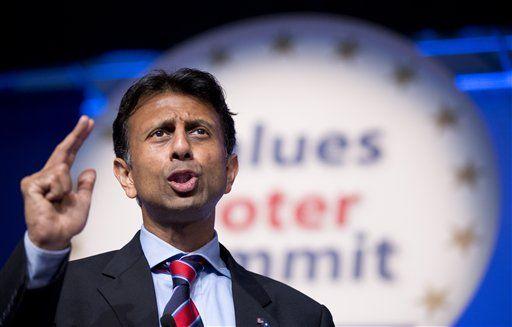 Louisiana Gov. Bobby Jindal speaks at the 2014 Values Voter Summit in Washington, Friday, Sept. 26, 2014. (AP Photo/Manuel Balce Ceneta)