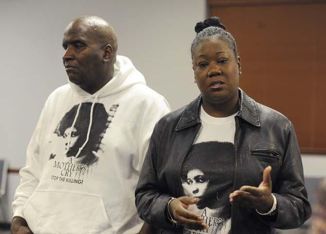 A Mother's Cry, a traveling presentation event made by Arthur "Silky Slim" Reed in order to prevent gun violence within the Black community, gave an exclusive interview before the event with Sybrian Futon, mother of Trayvon Martin, on Jan. 30, 2015, at the BREC Independence Park Theatre.