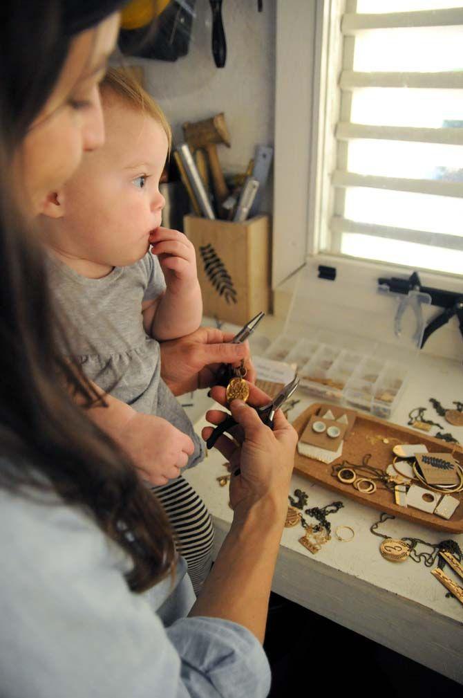 Alumna sells handmade jewelry of LA symbols