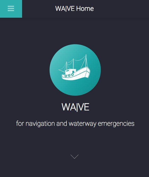 &#160;A screenshot of the WAVE app displays the app&#8217;s home screen.&#160;