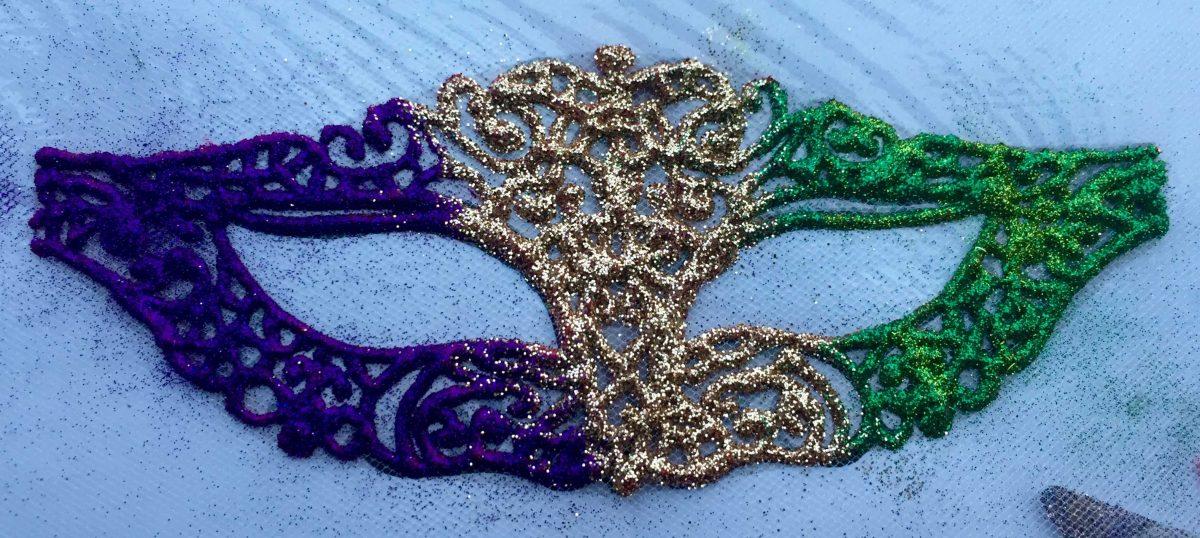 University alumna Avery Bond has her own online shop of Mardi Gras masks.&#160;