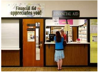 A student approaches the financial aid office at Umpqua Community College on Thursday. A high default rate threatens to make UCC students in the fall of 2015 ineligible for some popular types of financial aid. AP photo