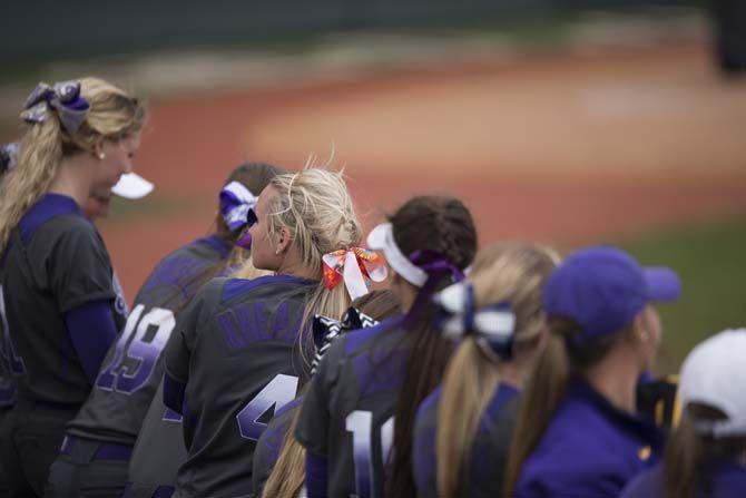 LSU softball team embraces SEC style of bows, glamour