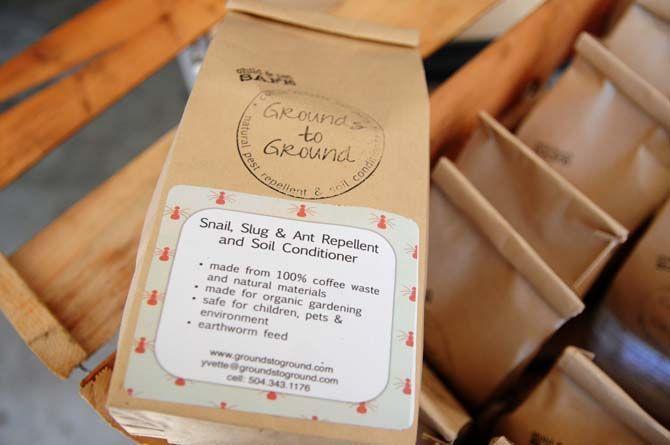 Couple uses recycled coffee grounds make for sustainable soil conditioner