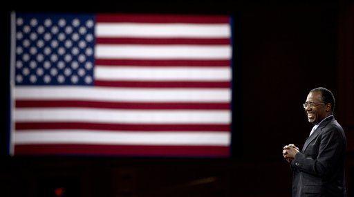 Ben Carson speaks during the Conservative Political Action Conference (CPAC) in National Harbor, Md., Thursday, Feb. 26, 2015. (AP Photo/Carolyn Kaster)