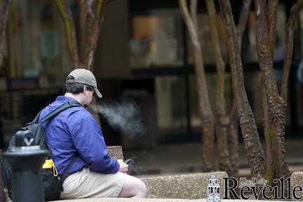 The SmokingWords campaign to make LSU campus tobacco-free is in part attributed to smokers and cigarette butt litter in the Quad.