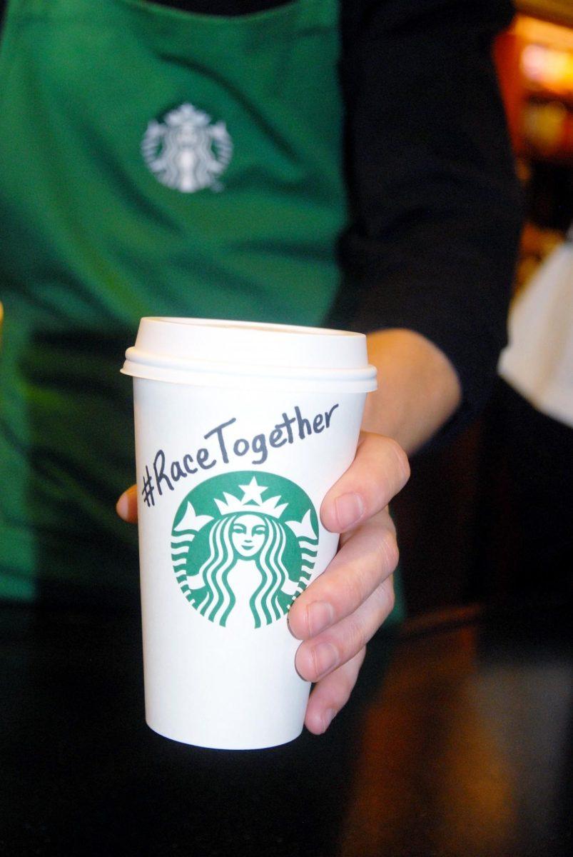 Starbuck Chief Executive Howard Schultz wrote employees Sunday and stated they no longer had to write "#RaceTogether" on customer's drinks.&#160;