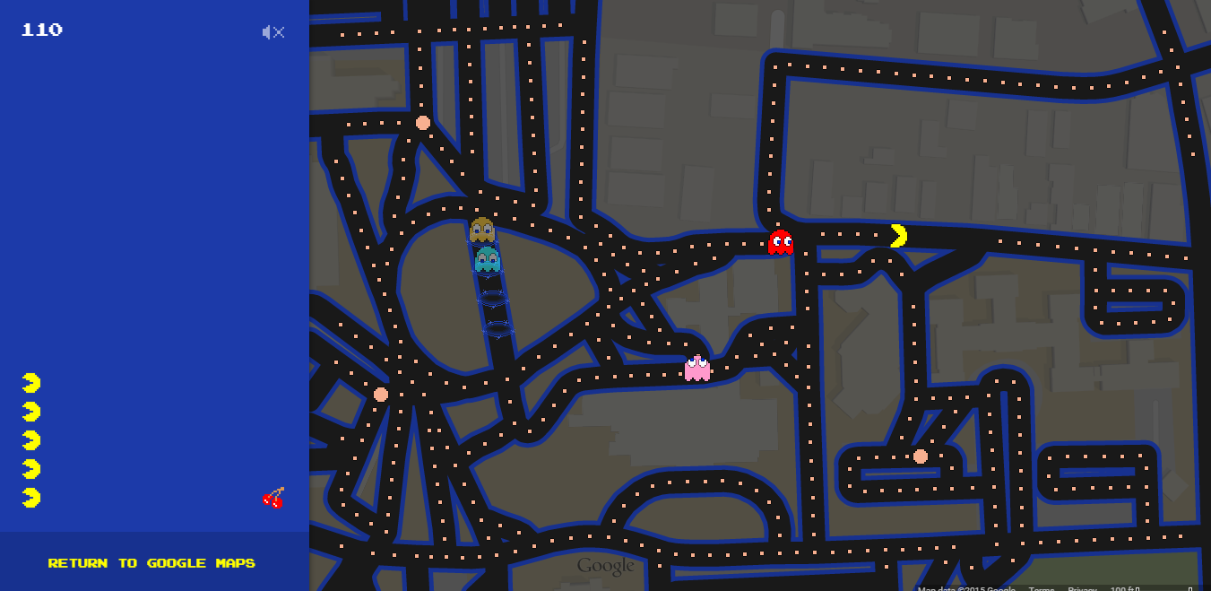 Google Maps creates Pac-Man feature just in time for April Fools'