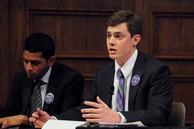 LSU SG presidential tickets vie for votes during debate