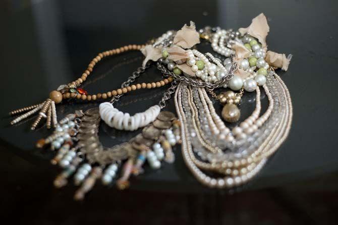 Alumna makes costume jewelry from re-purposed, vintage items