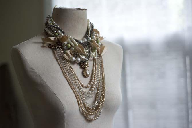 Alumna makes costume jewelry from re-purposed, vintage items