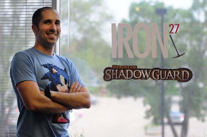 LSU alumnus and founder of Iron 27 Inc. Joel Tubre poses on Tuesday, June 24, 2015, in his office.