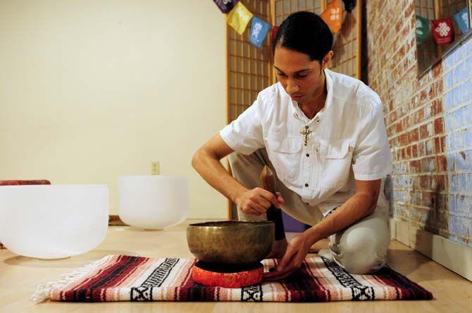 Tibetan 'gong bath' concert held Saturday