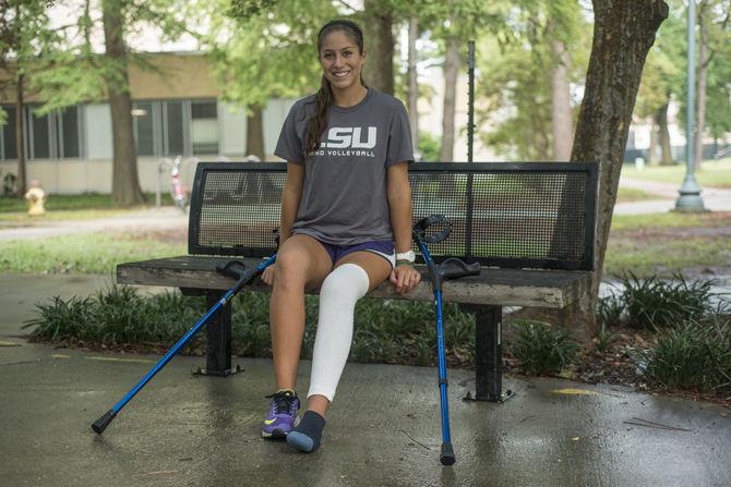 Beach volleyball athlete begins road to recovery after injury