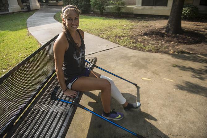 Beach volleyball athlete begins road to recovery after injury