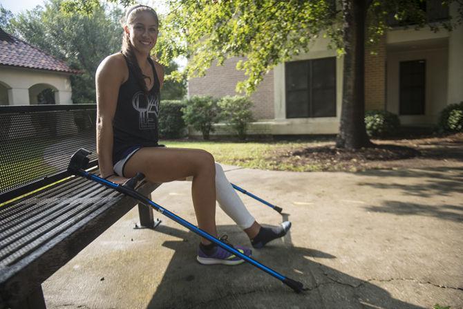 Maria Andrea Orellana is recovering from tearing her ACL in the 2015 FIVB World Championships in Netherland while playing a match against Kazakhstan.